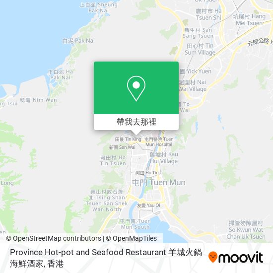 Province Hot-pot and Seafood Restaurant 羊城火鍋海鮮酒家地圖
