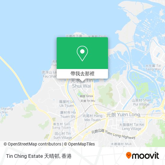 Tin Ching Estate 天晴邨地圖