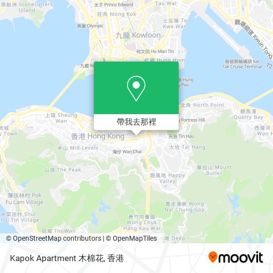 怎樣搭巴士或地鐵去灣仔wan Chai的kapok Apartment 木棉花