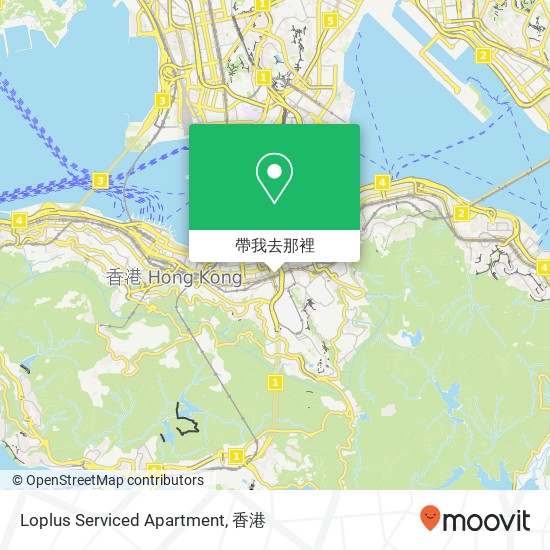 Loplus Serviced Apartment地圖