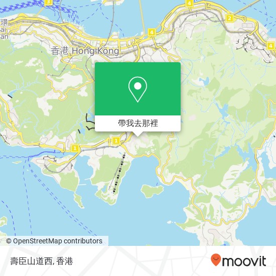 壽臣山道西地圖