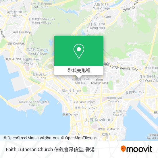 Faith Lutheran Church 信義會深信堂地圖