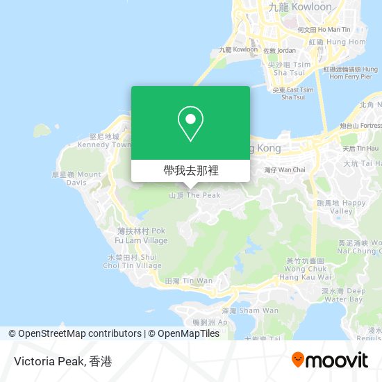 Victoria Peak地圖