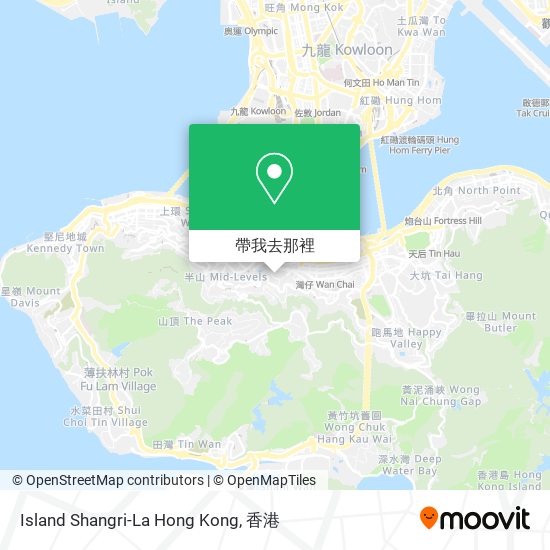 Island Shangri-La Hong Kong地圖