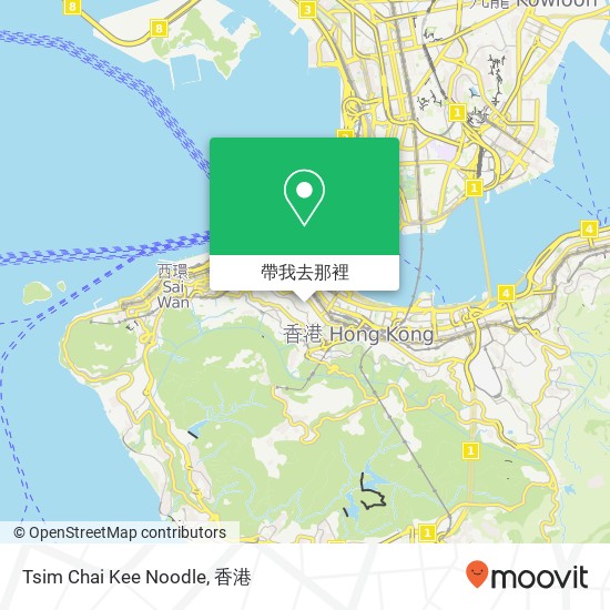 Tsim Chai Kee Noodle地圖