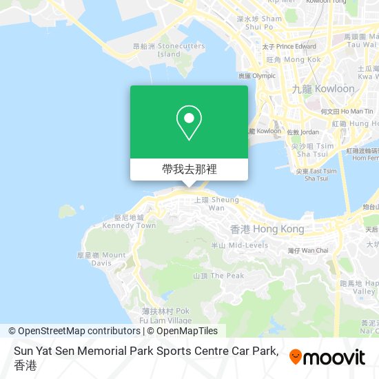Sun Yat Sen Memorial Park Sports Centre Car Park地圖