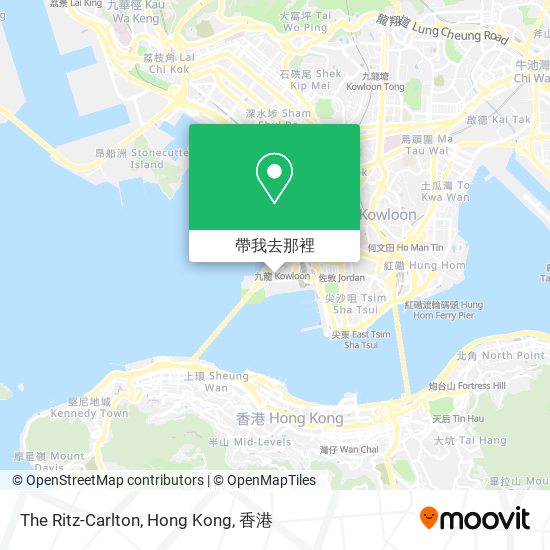 The Ritz-Carlton, Hong Kong地圖