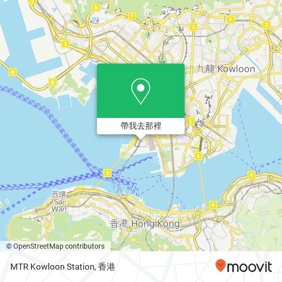 MTR Kowloon Station地圖