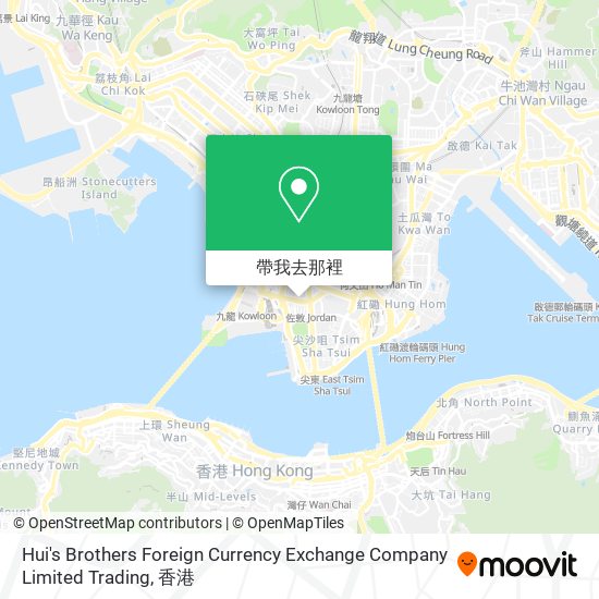 Hui's Brothers Foreign Currency Exchange Company Limited Trading地圖