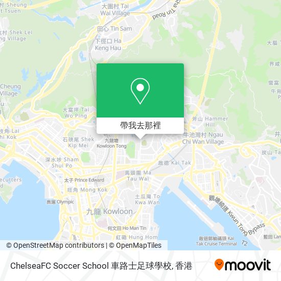 ChelseaFC Soccer School 車路士足球學校地圖