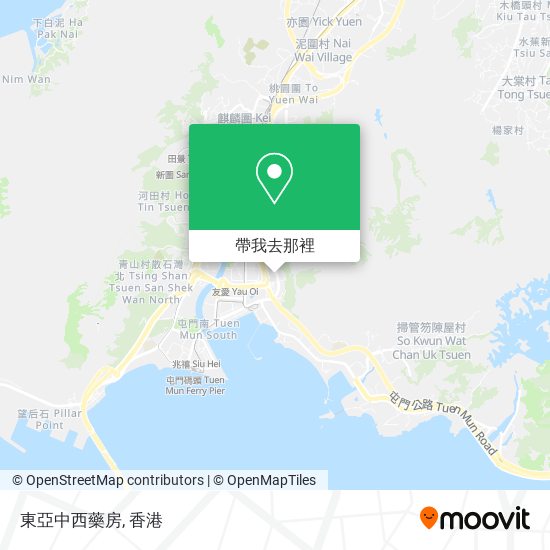 東亞中西藥房地圖