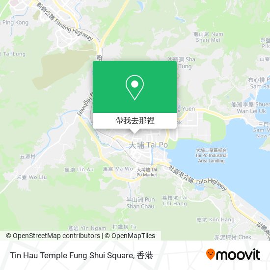 Tin Hau Temple Fung Shui Square地圖