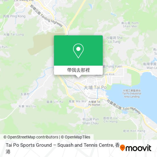 Tai Po Sports Ground – Squash and Tennis Centre地圖