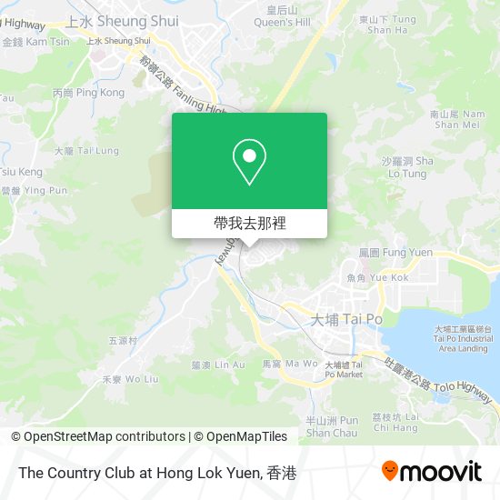 The Country Club at Hong Lok Yuen地圖