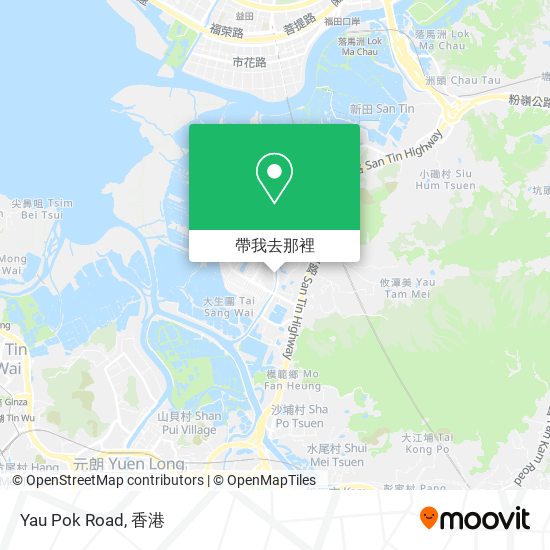 Yau Pok Road地圖