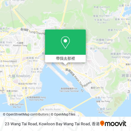 23 Wang Tai Road, Kowloon Bay Wang Tai Road地圖