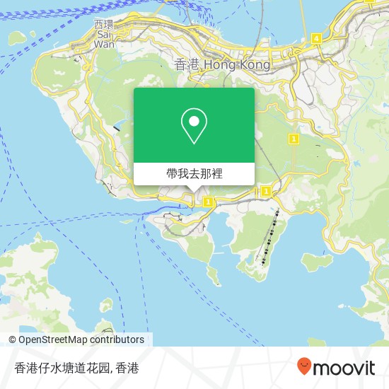 香港仔水塘道花园地圖