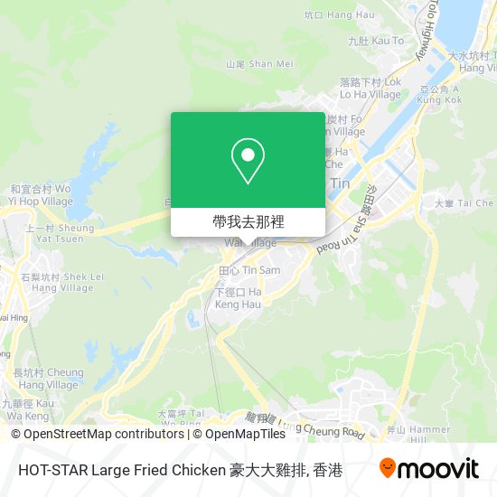 HOT-STAR Large Fried Chicken 豪大大雞排地圖