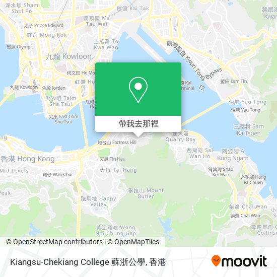 Kiangsu-Chekiang College 蘇浙公學地圖