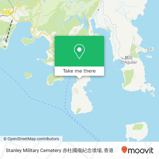 Stanley Military Cemetery 赤柱國殤紀念墳場地圖