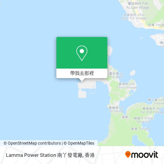 Lamma Power Station 南丫發電廠地圖