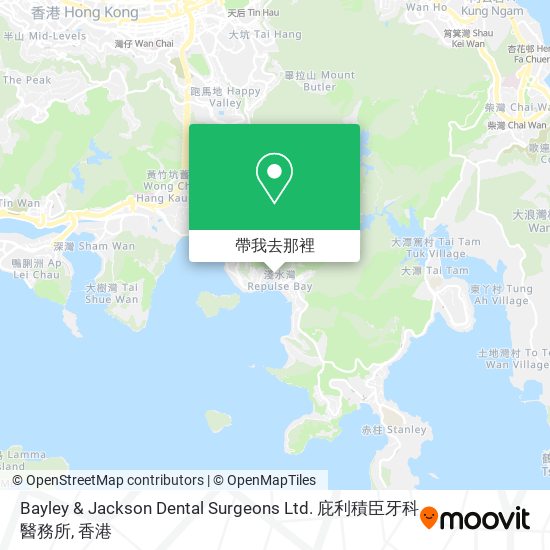 Bayley & Jackson Dental Surgeons Ltd. 庇利積臣牙科醫務所地圖