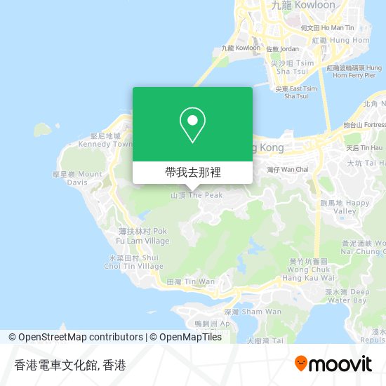 香港電車文化館地圖