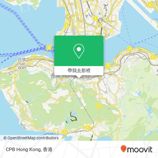 CPB Hong Kong地圖