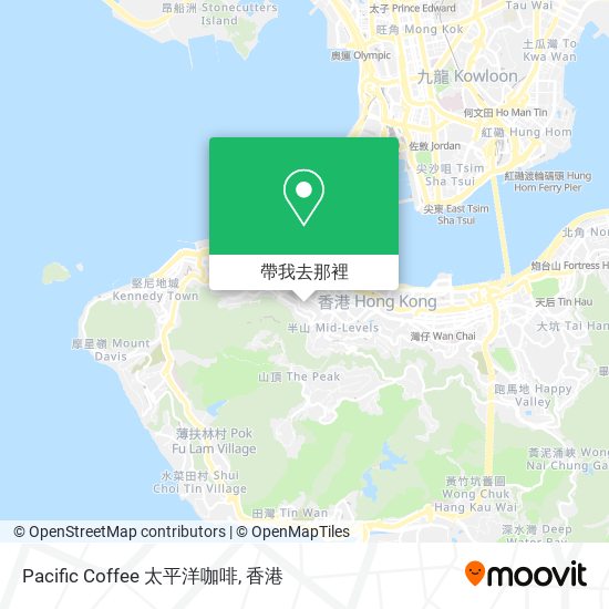 Pacific Coffee 太平洋咖啡地圖