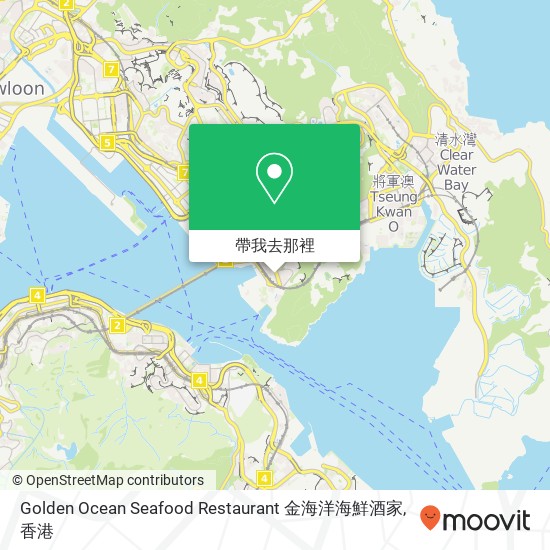 Golden Ocean Seafood Restaurant 金海洋海鮮酒家地圖