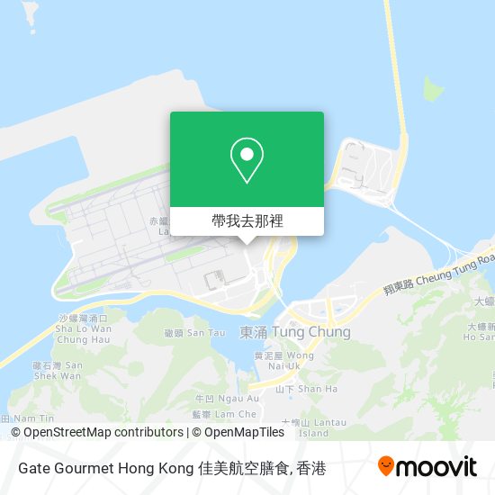 Gate Gourmet Hong Kong 佳美航空膳食地圖