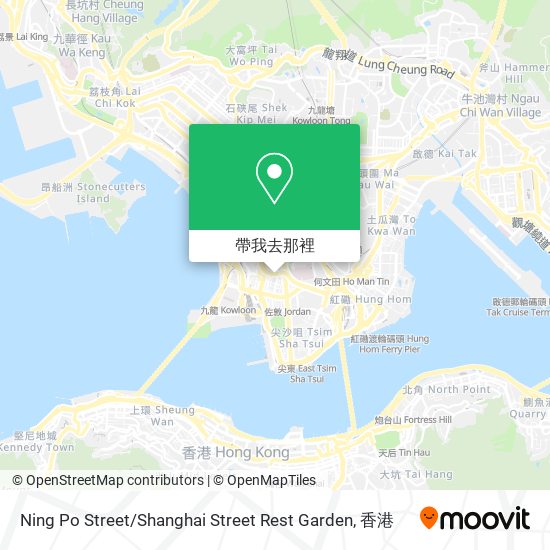 Ning Po Street / Shanghai Street Rest Garden地圖