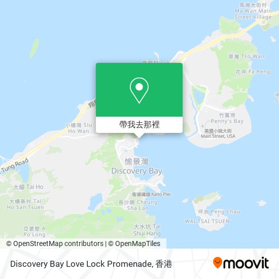 Discovery Bay Love Lock Promenade地圖