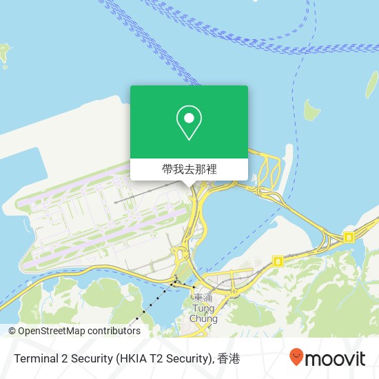 Terminal 2 Security (HKIA T2 Security)地圖