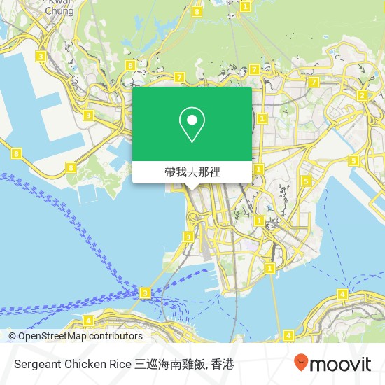 Sergeant Chicken Rice 三巡海南雞飯地圖