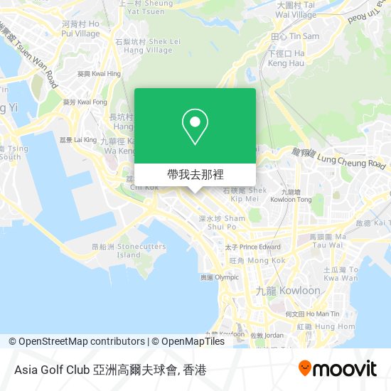 Asia Golf Club 亞洲高爾夫球會地圖