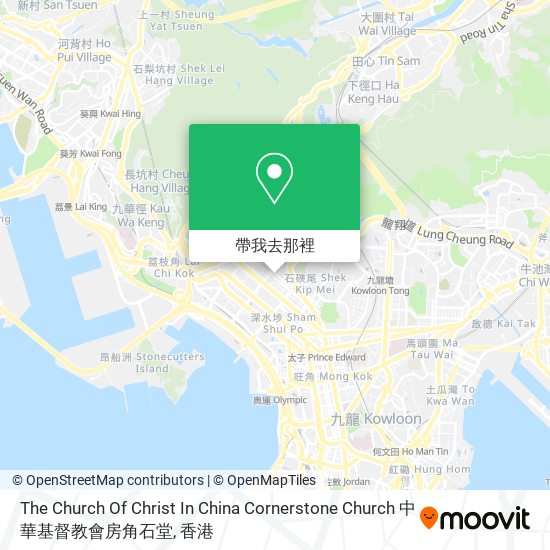 The Church Of Christ In China Cornerstone Church 中華基督教會房角石堂地圖