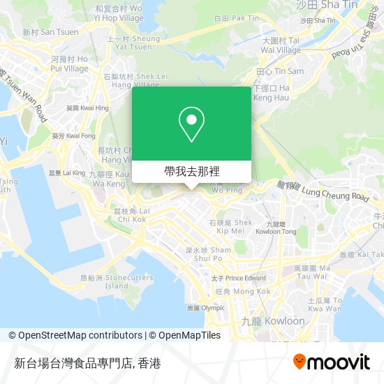 新台場台灣食品專門店地圖
