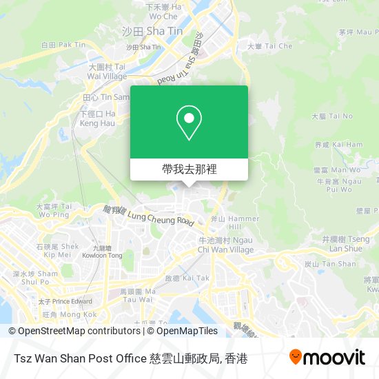 Tsz Wan Shan Post Office 慈雲山郵政局地圖