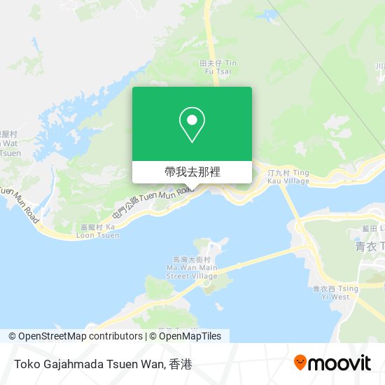 Toko Gajahmada Tsuen Wan地圖