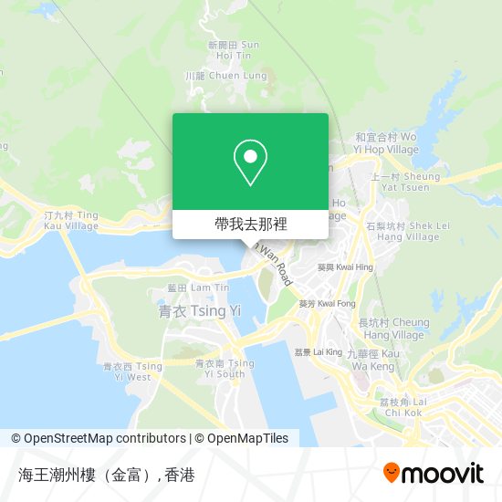 海王潮州樓（金富）地圖