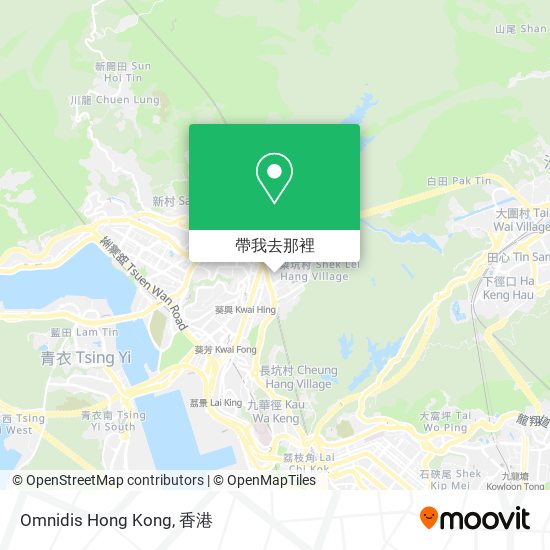 Omnidis Hong Kong地圖