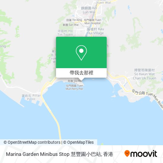 Marina Garden Minibus Stop 慧豐園小巴站地圖