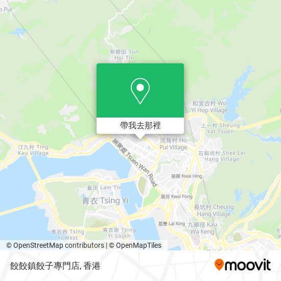 餃餃鎮餃子專門店地圖