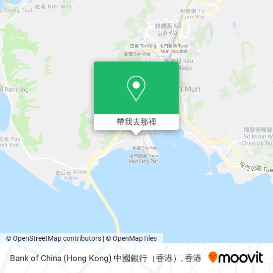 Bank of China (Hong Kong) 中國銀行（香港）地圖