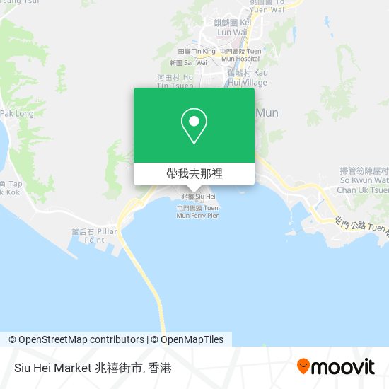 Siu Hei Market 兆禧街市地圖