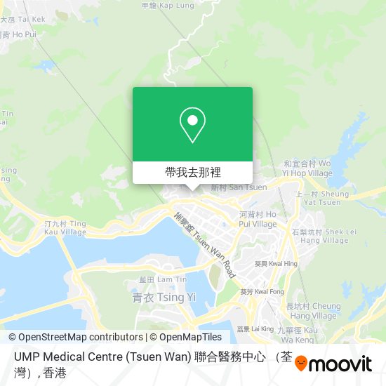 UMP Medical Centre (Tsuen Wan) 聯合醫務中心 （荃灣）地圖