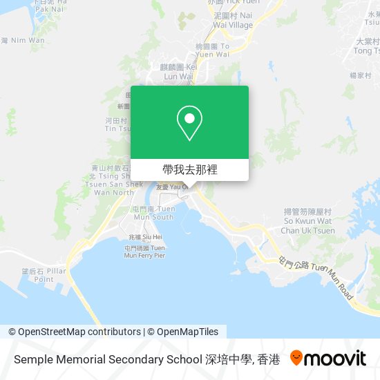 Semple Memorial Secondary School 深培中學地圖