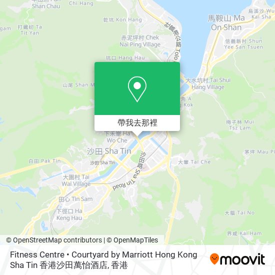 Fitness Centre • Courtyard by Marriott Hong Kong Sha Tin 香港沙田萬怡酒店地圖