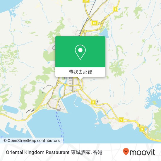 Oriental Kingdom Restaurant 東城酒家地圖
